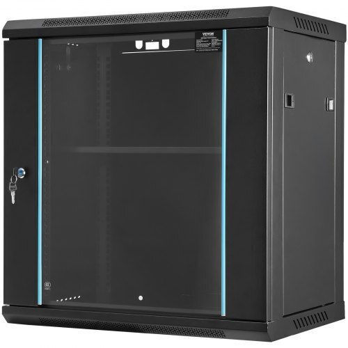 Vevor Επιτοίχια Καμπίνα Rack 12U Μαύρο WLJJGHB12U155L3S8V0