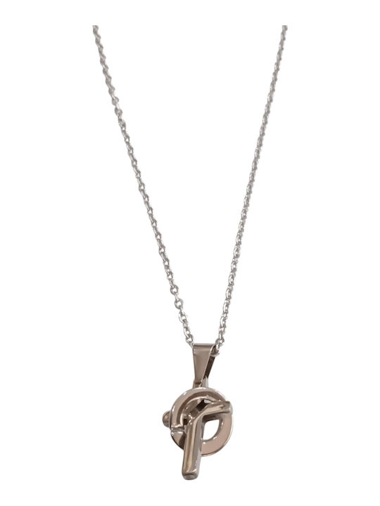Kalliopi Silver Steel Necklace