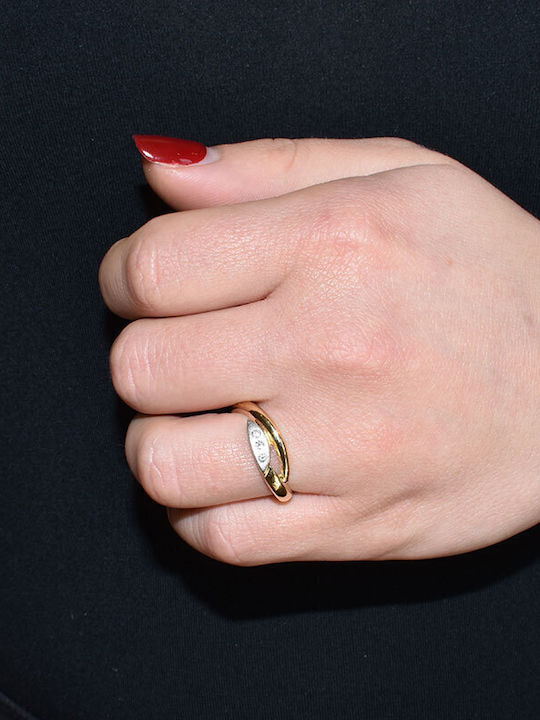 Antwnakakis Damen Ring aus Weißgold 18K
