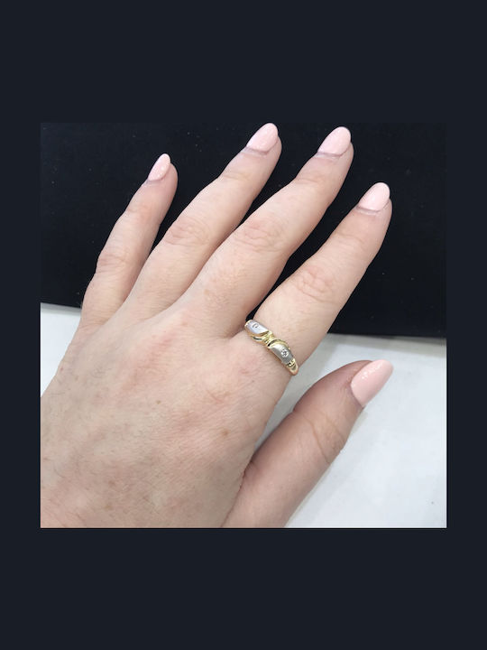 Antwnakakis Дамски Пръстен от Бяло злато 18K