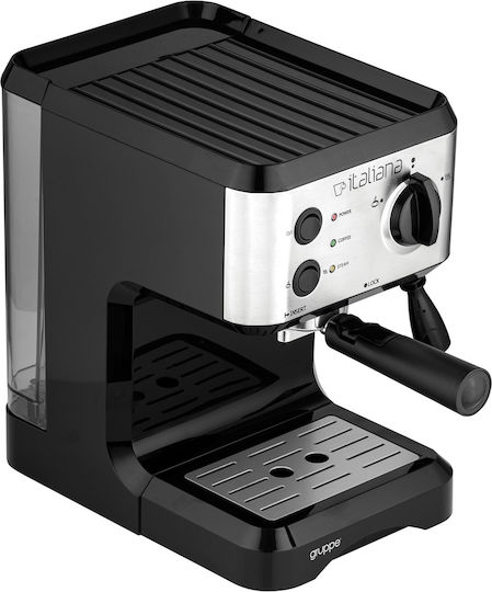 Gruppe Μηχανή Espresso 1050W Πίεσης 20bar Inox CM4677