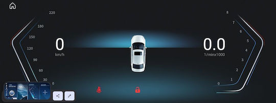 Digital IQ Автомобилна Аудио Система (Блутут/USB/WiFi/GPS/Apple-Carplay/Android-Auto) с Тъчскрийн 10.25"