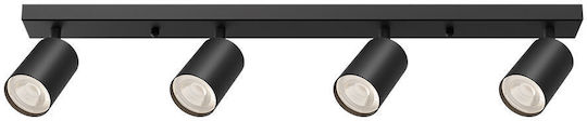 Braytron Spot mit 4 Lichtern in Schwarz Farbe