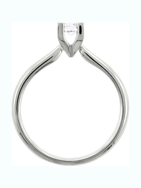 Antwnakakis Единичен камък от Бяло злато 18K с Диамант