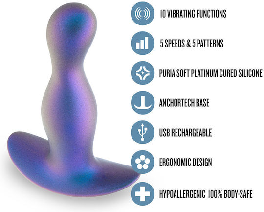 Blush Adventures Analvibrator Schwarz