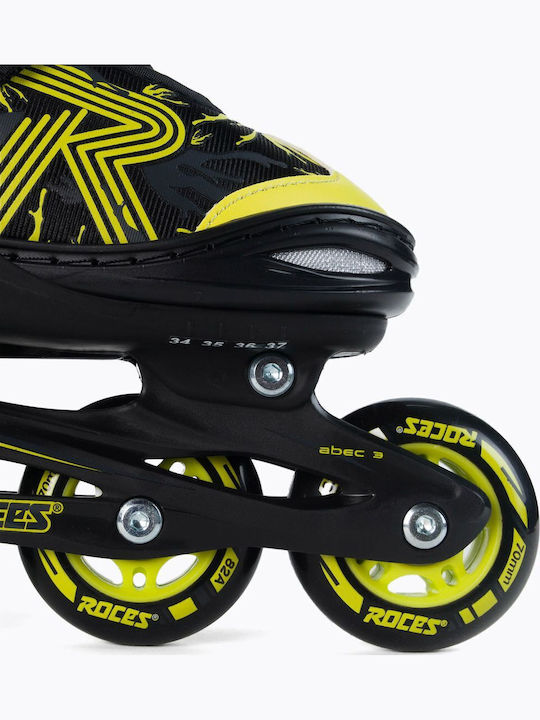 Roces Jokey 3.0 Inline Αυξομειούμενα Rollers Μαύρα Παιδικά