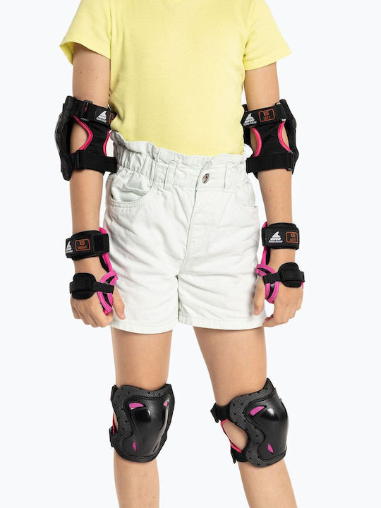 Rollerblade 3pack Kind Helme für Rollers Schwarz