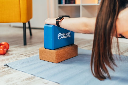 Master Yoga Block Μπλε