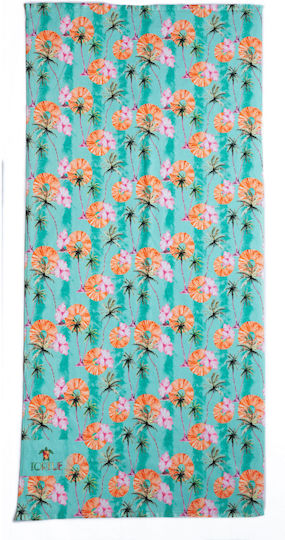 Tortue Παιδική Πετσέτα Θαλάσσης Pineapples 140*70cm Βεραμάν