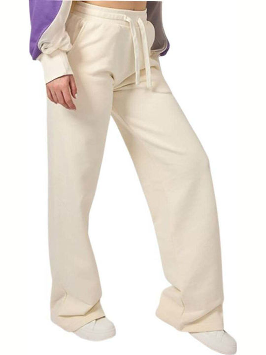 Women's Fabric Trousers Milk