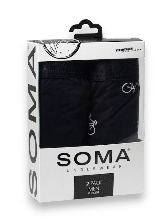 Ανδρικά Μποξεράκια Μπλε 2Pack
