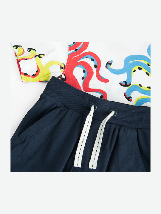 Kids' Set with Shorts Summer 2pcs Navy Blue