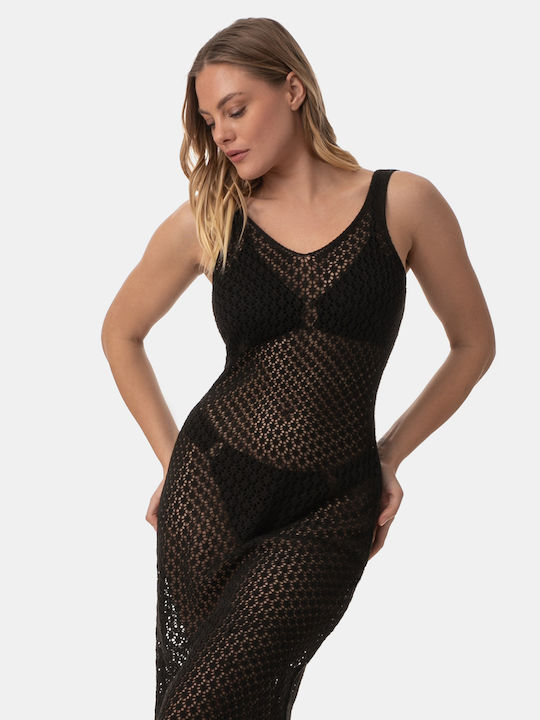 Rock Club Rochie De Plajă Neagră