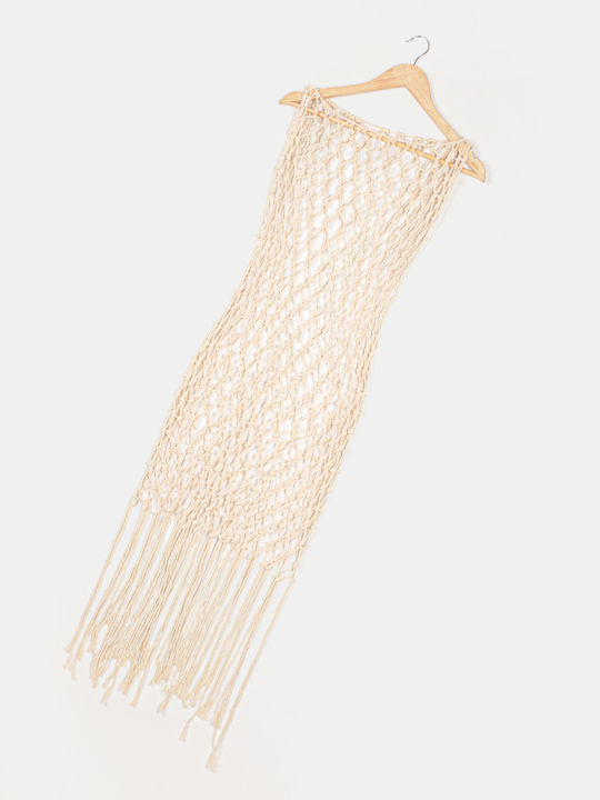 Rock Club Women's Dress Beachwear Beige