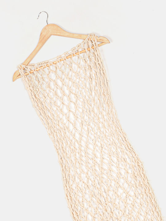 Rock Club Women's Dress Beachwear Beige