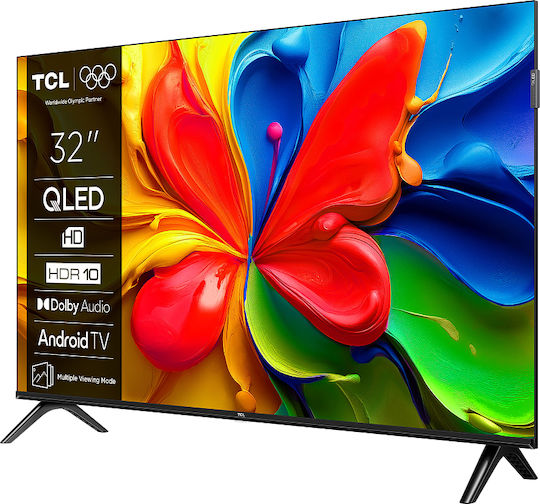 TCL Smart Television 32" HD Ready QLED 32S4K HDR (2025)