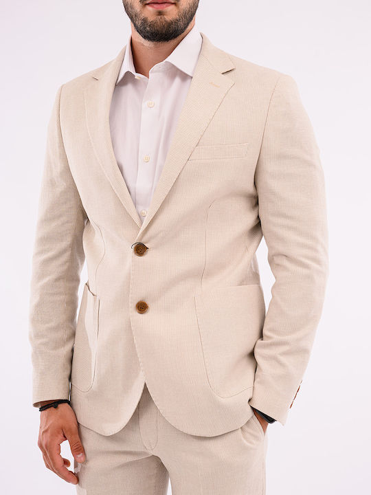 Лятно време Мъжки Костюм Beige