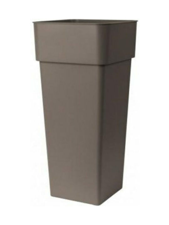 Viomes Linea Pot Plastic Taupe 27x27x50cm.
