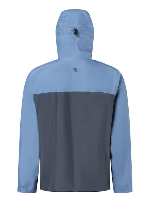 Minimalist Jacket Waterproof and Windproof Navy Blue