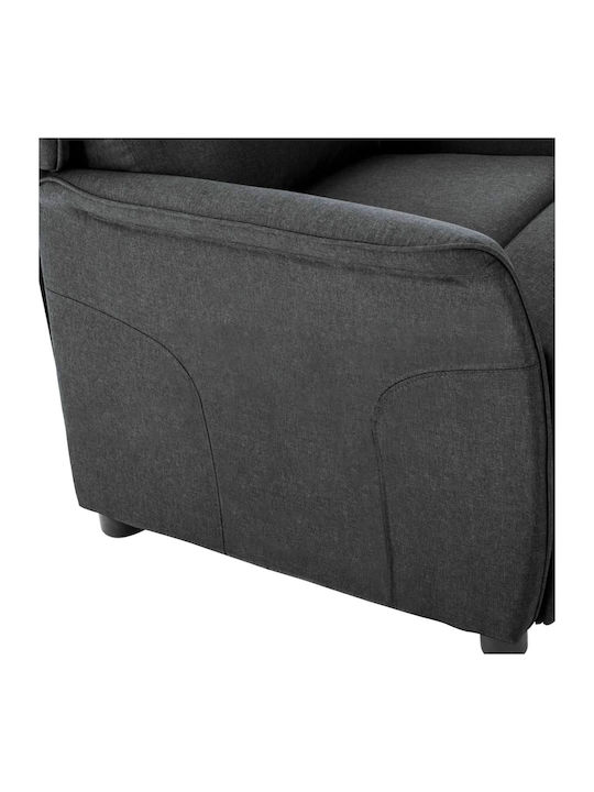 Întunecat Fotoliu Relax Gri închis 66.5x94x101.5cm