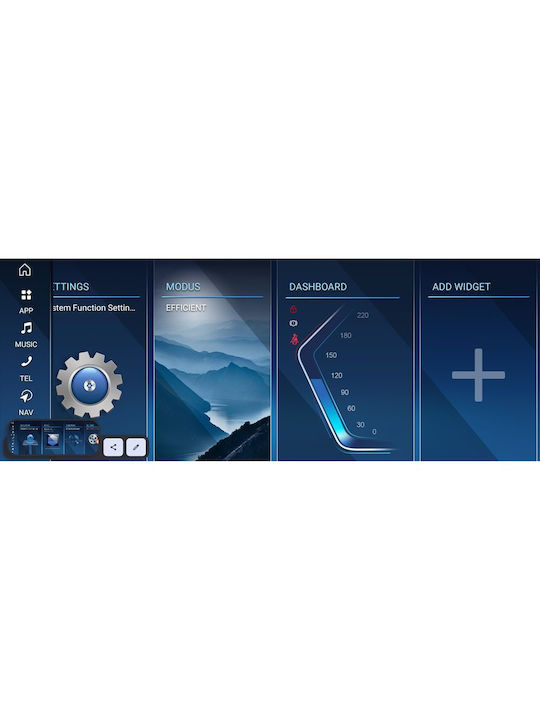 Digital IQ Автомобилна Аудио Система (Блутут/USB/WiFi/GPS/Apple-Carplay/Android-Auto) с Тъчскрийн 12.3"