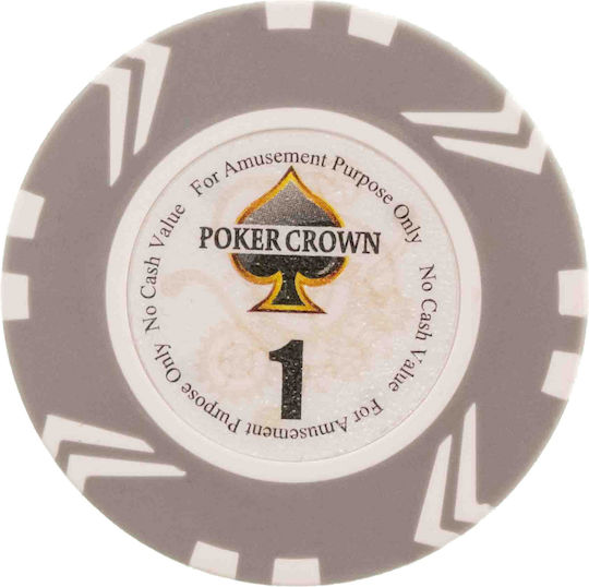 Pokeritems Set 500 Numbered Poker Chips 14gr in Suitcase