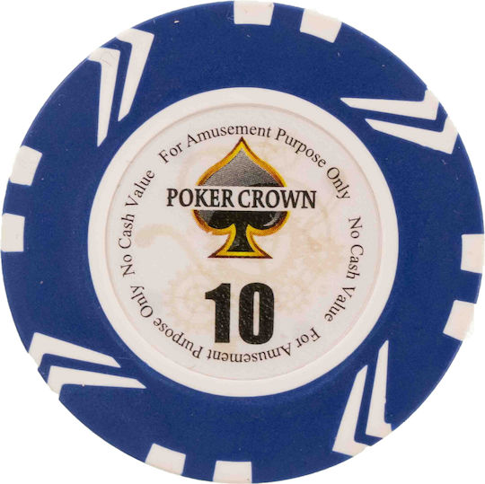 Pokeritems Set 500 Numbered Poker Chips 14gr in Suitcase