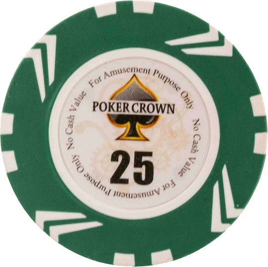 Pokeritems Set 500 Numbered Poker Chips 14gr in Suitcase