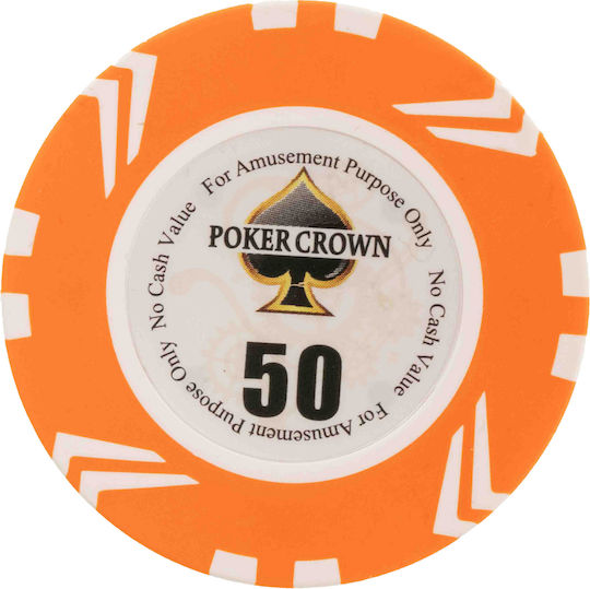 Pokeritems Set 500 Numbered Poker Chips 14gr in Suitcase