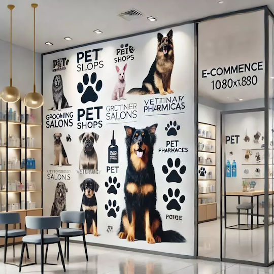 Roll Up Stand Τζάμια Dogs Lover