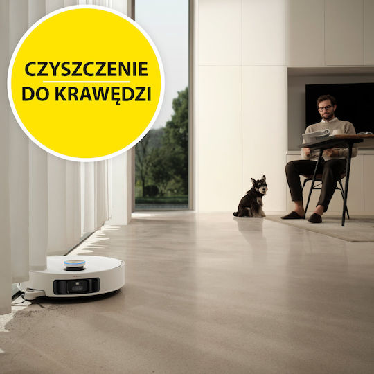Dreame L50 Pro Ultra Robot Vacuum Cleaner with Laser Mapping & 19500Pa Suction Power White
