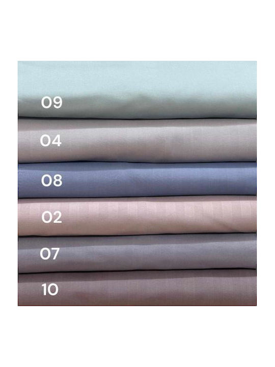 Linea Home Soft Satin Bed Sheet for Single Bed 160x240cm 08