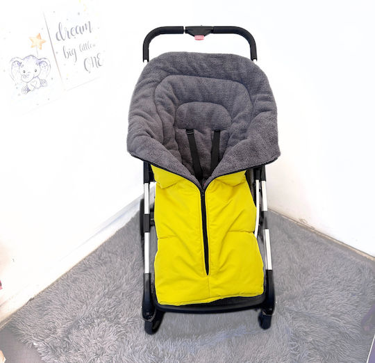 Kinderwagen-Fußsack Gelb