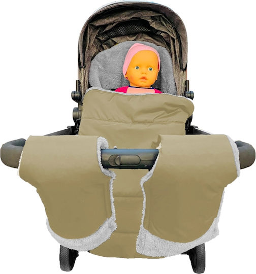Kinderwagen-Fußsack Beige