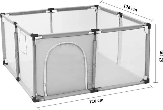 Extralink Park with Mattress 126x126cm