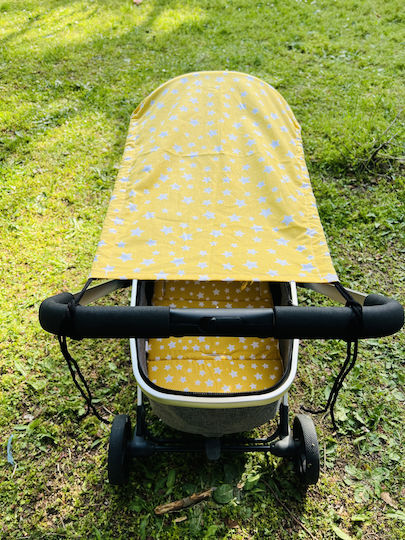 Sonnenschirm Kinderwagen Gelb