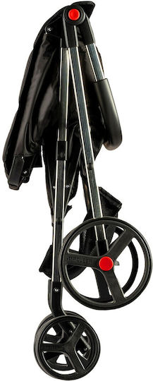 Stoff Einkaufswagen Klappbar Schwarz 28.5x28.5x28.5cm