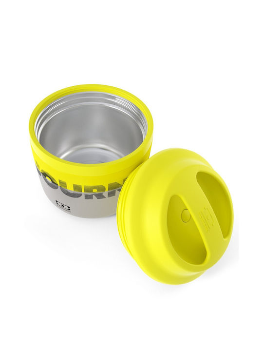 Monbento Δοχείο Φαγητού Σιλικόνης Θερμός Γκρι 550ml