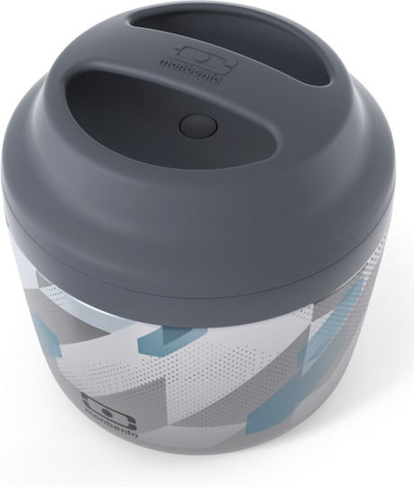 Monbento Δοχείο Φαγητού Σιλικόνης Θερμός Γκρι 550ml