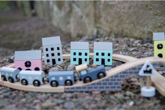 Jabadabado Set with Train made of Wood with Light for 3+ years+ Years