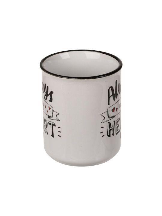 ArteLibre Mug Ceramic White 250ml