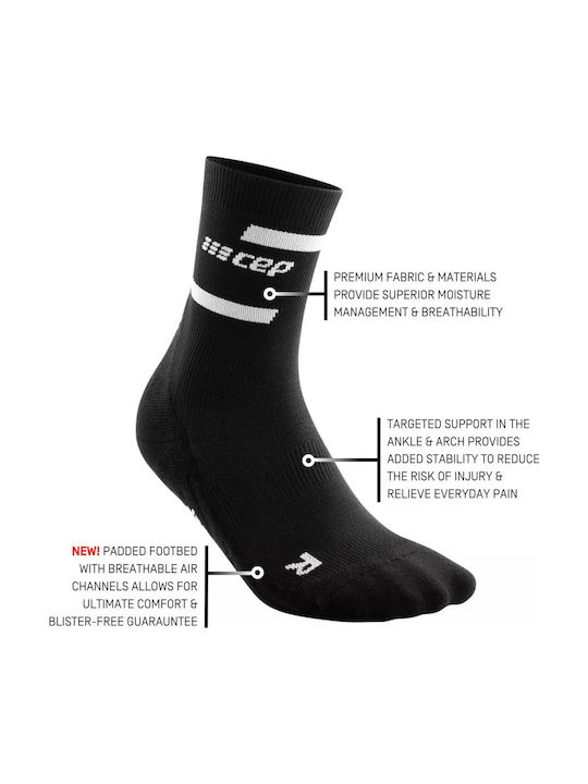 CEP Mid Cut V4 Running Κάλτσες Μωβ