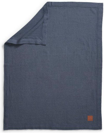 Elodie Details Blanket Nursery Swaddling Blankets Knitted Blue 75x100cm