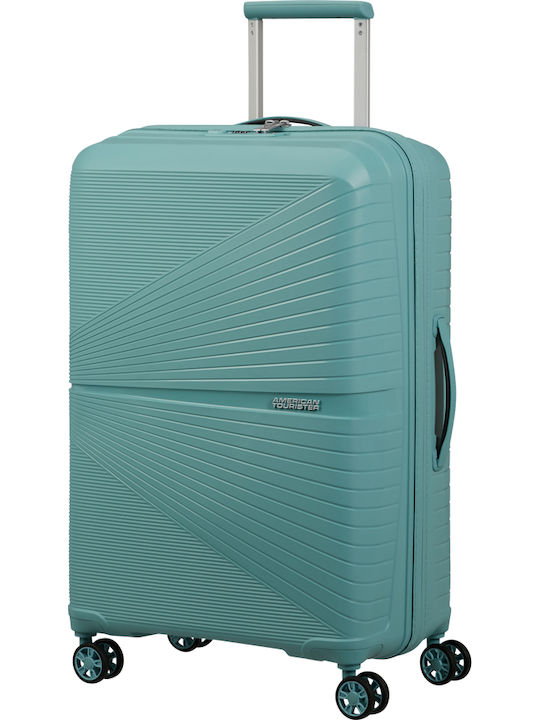 Куфар Airconic 67 см на 4 колела в цвят прашно тюркоазено Куфар Airconic 67 см на 4 колела в цвят прашно тюркоазено