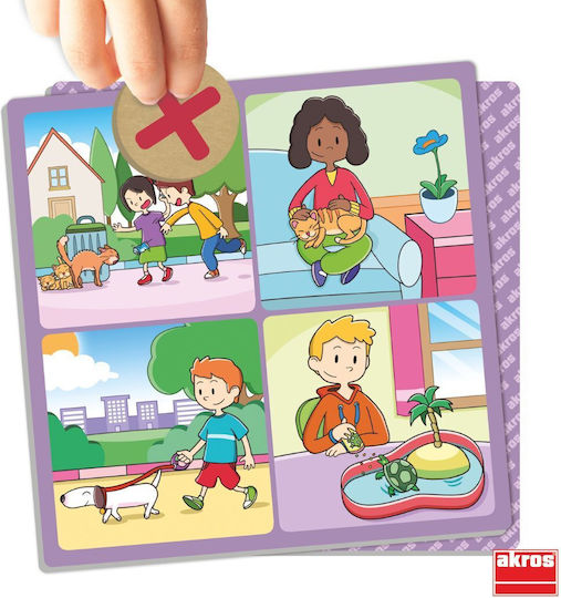 Akros Educational Game Positive Attitude Cards Tolerance Cooperation Ages 3-6 20810