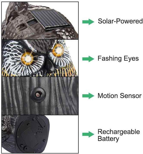 Repellent Decoy Birds 0.14x0.16m