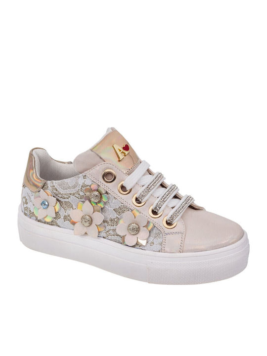 Kinder Sneakers Gold