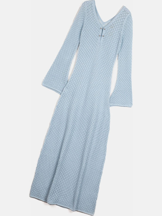 Rock Club Feminin Lung Rochie de Plajă Albastru