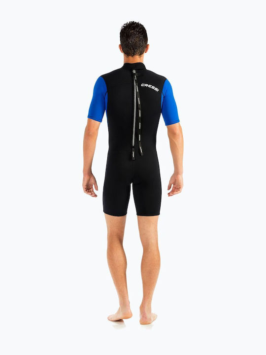 Cressi Med X Men's Wetsuit 2.5 Mm Black Blue Size L 4 Cressi Med X Men's Wetsuit 2.5 Mm Black Blue Size L 4