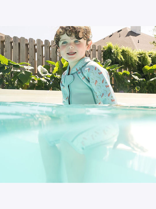 Splash About Kinder Shorty Neoprenanzug für Tauchen mit Reißverschluss Blau 2mm Größe